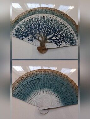 Hand PAINTED Fan tree Of LIFE WEDDING CUSTOM BULK!! oOak 2/50